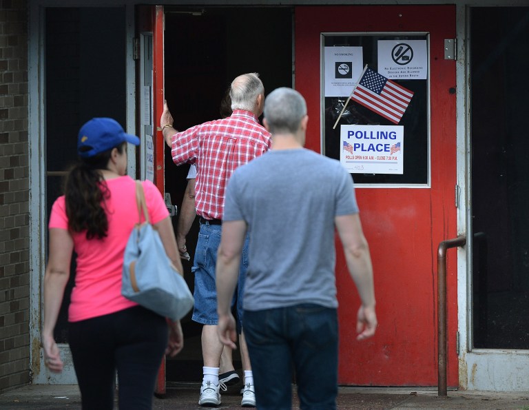 Totals from the Mountain State show that Clinton doesn't have a lock on the women's vote. (Chris Dorst/Charleston Gazette-Mail via AP)