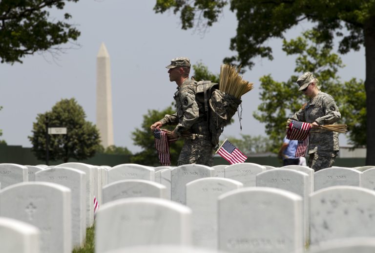 Arlington National Cemetery in Arlington, Va., has announced new security measures for visitors that will take effect in November. ( AP Photo/Jose Luis Magana)