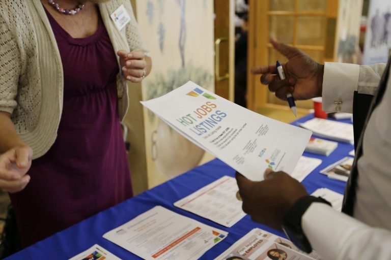 At 4.9 percent, the unemployment rate in February was already below where members of the Federal Reserve have projected it to be when the economy is fully healthy. (AP Photo/Lynne Sladky, File)