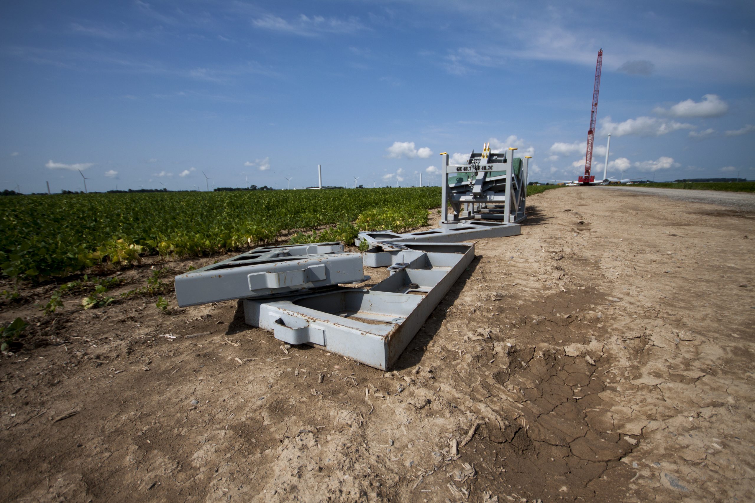 Crews make progress on Cross Winds Energy Park