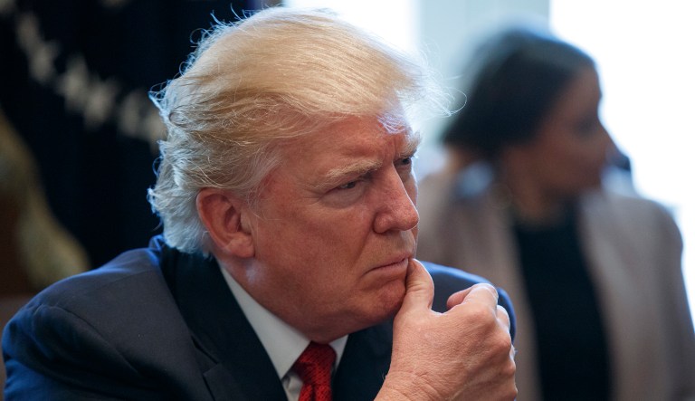 The Trump administration has indicated that combatting the opioid crisis is a priority. President Trump attended a listening session on the subject in March and verbally declared the epidemic an emergency in August. (AP Photo/Evan Vucci)
