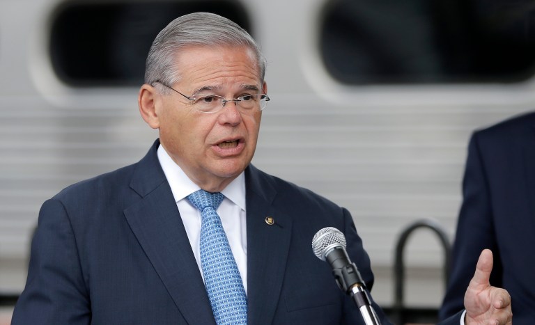 Menendez thinks Obama administration ignored a legal hurdle when they agreed to settle the financial dispute. (AP Photo/Julio Cortez, File)