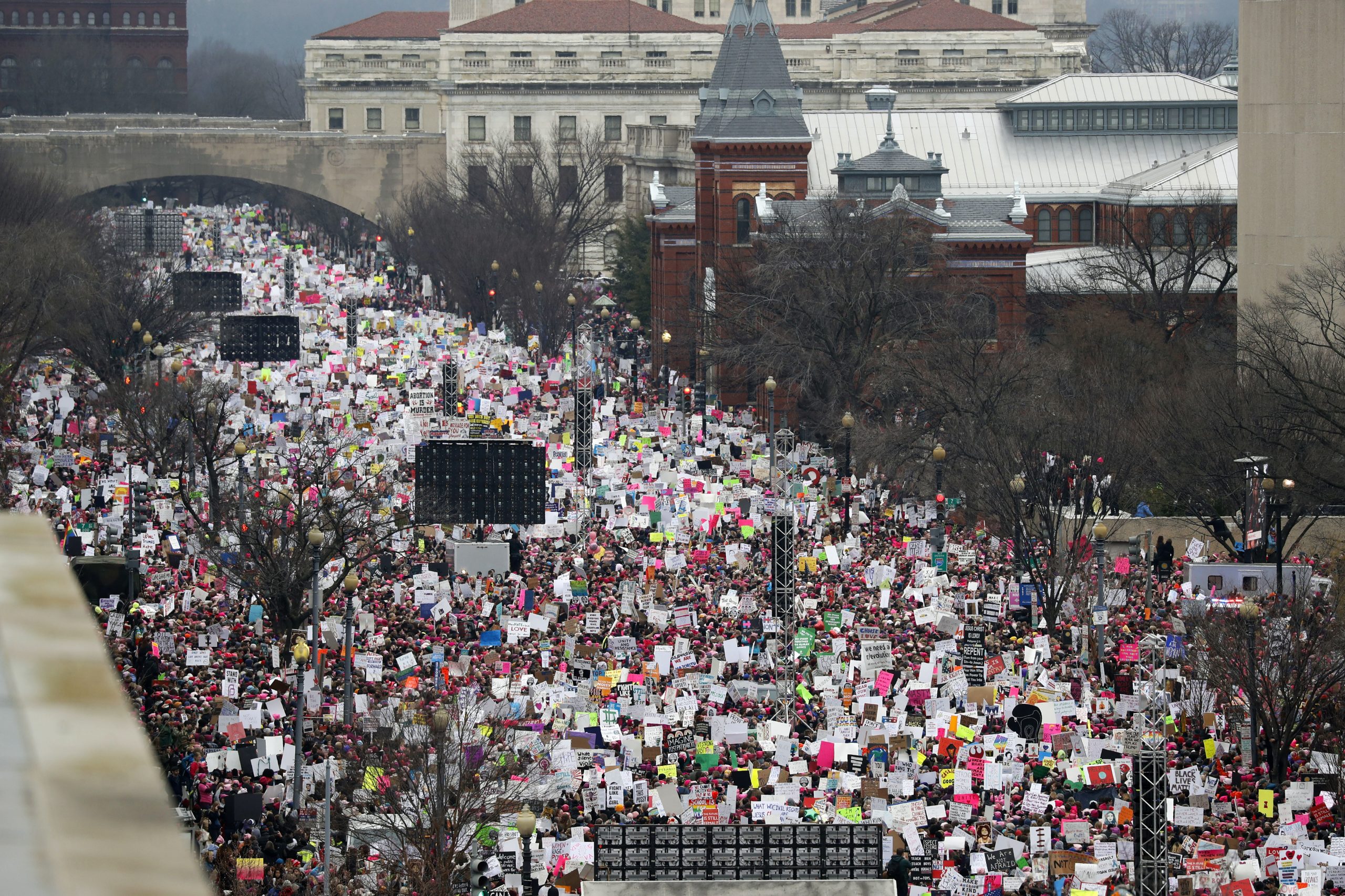 WaPo: 1 in 3 DC residents have protested Trump, mostly rich whites