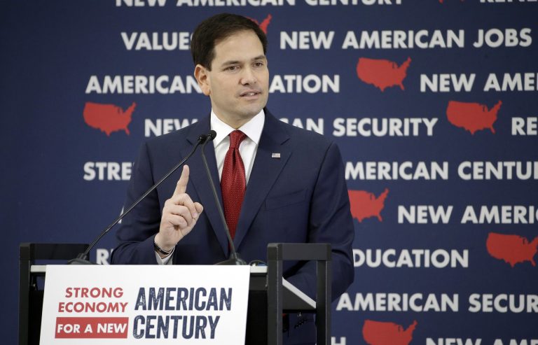 Republican presidential hopeful, Sen. Marco Rubio, R-Fla., said he wants to create a true all-of-the-above energy plan. (AP Photo/Chris O'Meara)