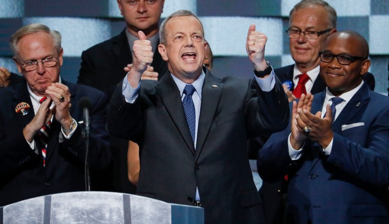 Retired Gen. John Allen delivered a thunderous speech at last summer's Democratic National Convention in support of nominee Hillary Clinton. (AP Photo/J. Scott Applewhite)