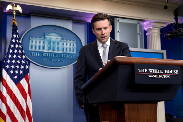 Earnest charged the bill could give other countries an excuse to subject the U.S. to 
