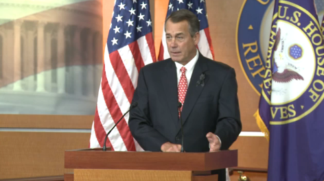 John Boehner and Nancy Pelosi react to budget deal