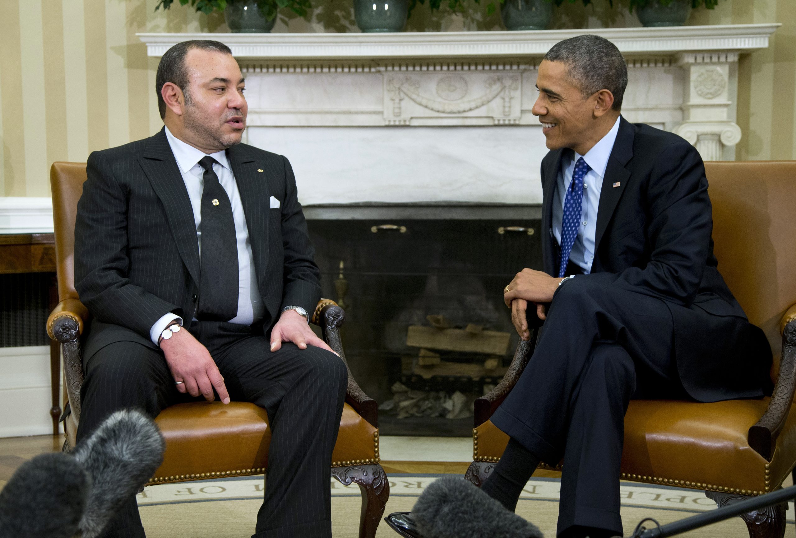 Obama and Morocco’s king meet at White House