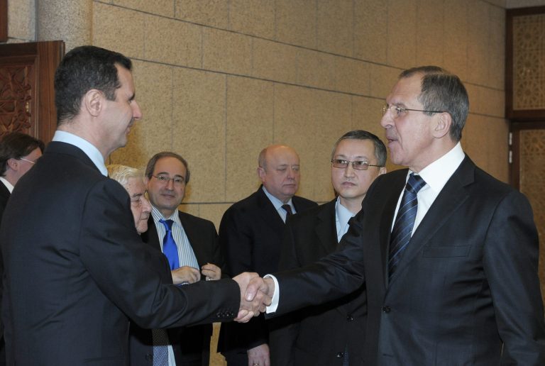 Russian Foreign Minister Sergey Lavrov said the aid to Bashar Assad would continue despite U.S. objections. (AP file)