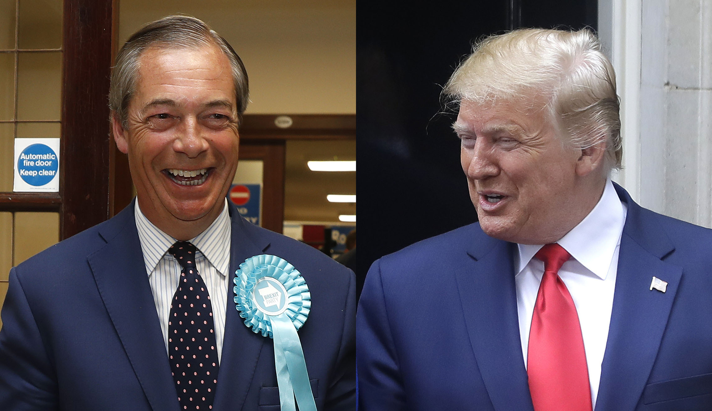 Brexit leader Nigel Farage meets with Donald Trump