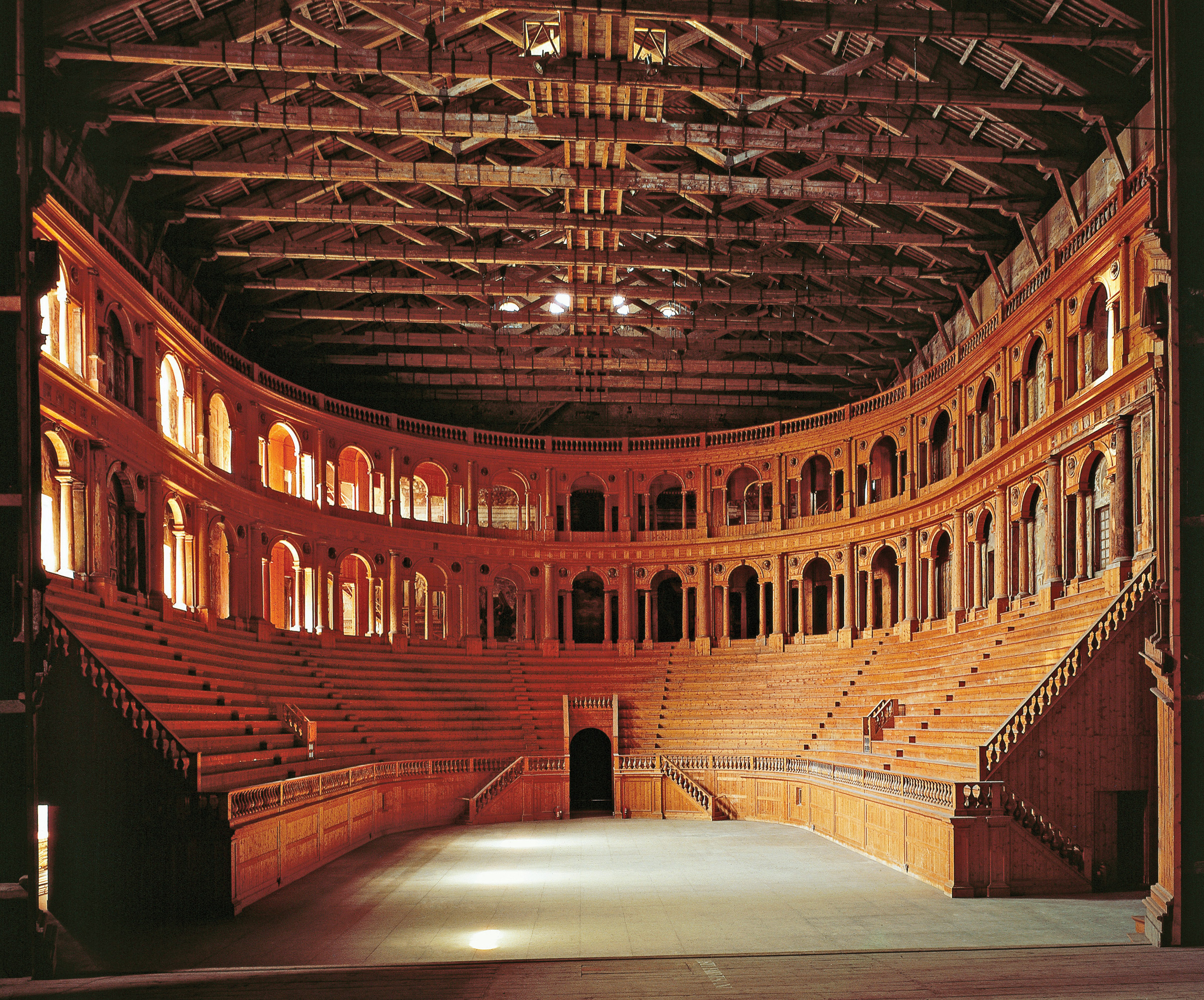 The Farnese Theatre in the Pilotta museum complex, Parma, Italy