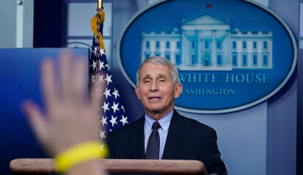 Fauci warns people who have received both vaccine doses against dining out or going to movies