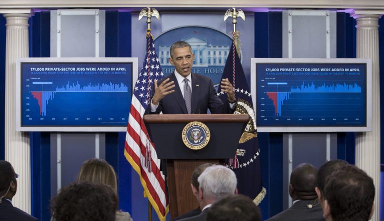 President Obama speaks about the economy and new steps to strengthen financial transparency and combat money laundering, corruption and tax evasion. (AP Photo/Carolyn Kaster)