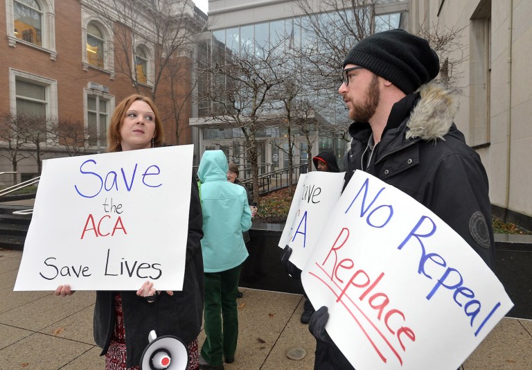 Twenty percent of Obamacare customers were small business owners and self-employed people, according to a Treasury Department report. (AP Photo/Erie Times-News, Christopher Millette)