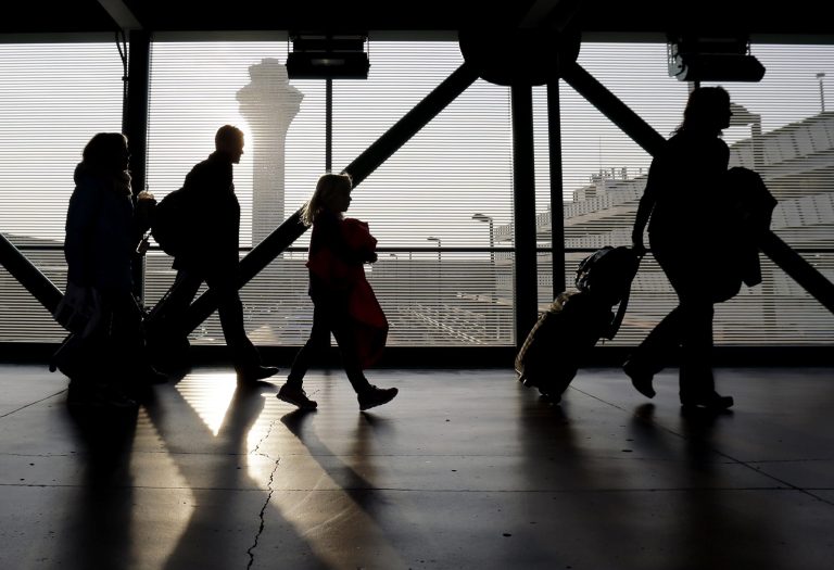 According to the 2013 edition of the annual American Customer Satisfaction Index survey, the commercial airline industry gets a D+ rating as only 69 percent of passengers interviewed said they were satisfied by the service they received. (AP/Nam Y. Huh)