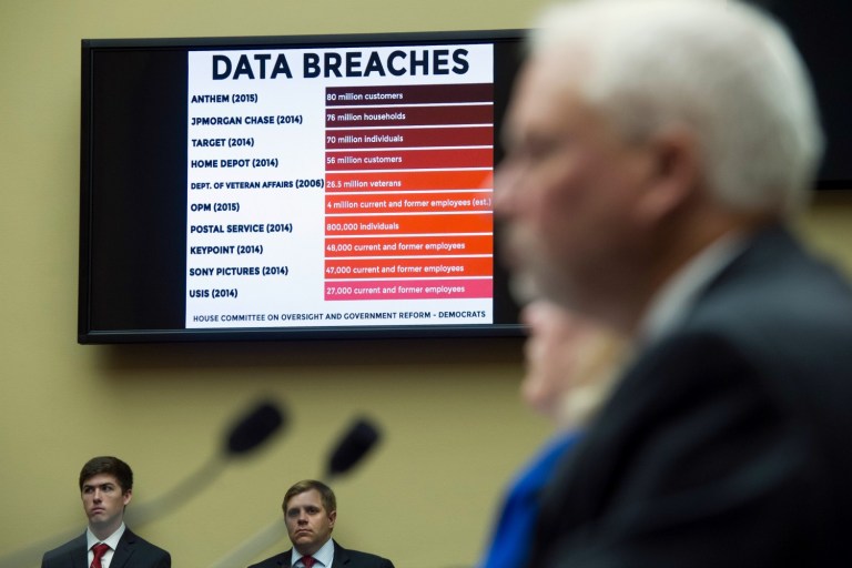 The Obama administration rehired an outside contractor that contributed to the theft of personal information. (AP Photo/Cliff Owen)