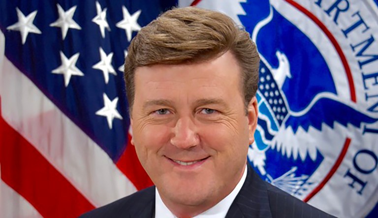 Rev. Jamie Johnson, director of the Center for Faith-Based and Neighborhood Partnership at the Department of Homeland Security, stepped down Thursday. (screenshot)