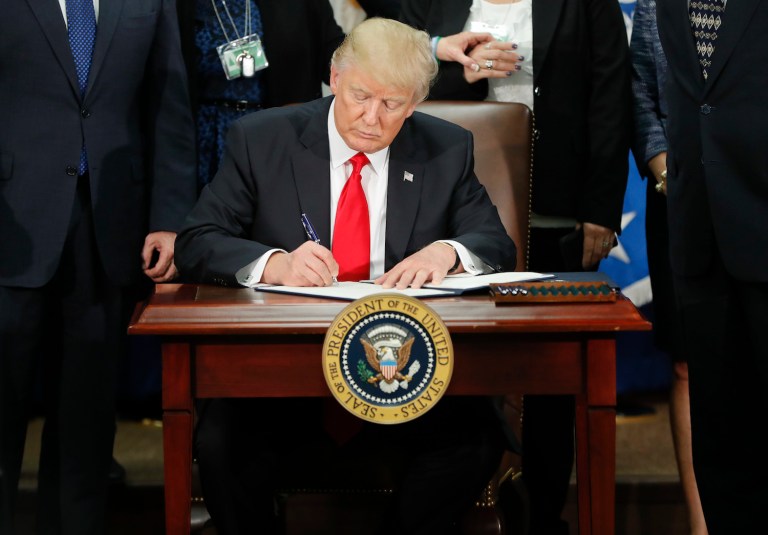 Political leaders in California have said they will not enforce any of Trump's orders on sanctuary cities. (AP Photo/Pablo Martinez Monsivais)