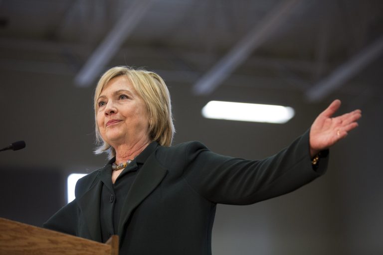 âÅWe are learning more by the hour. We are learning more about the view that this was a terrorist attack,âï¿½ Hillary Clinton said at an event in Sioux Falls, Iowa, on Friday, shortly before the authorities announced they believed the attacks were an act of terror. (AP Photo)