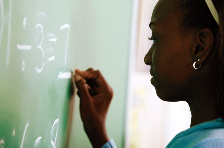 In 2013, 46 percent of Philadelphia eighth-graders scored below basic, and 35 percent scored basic in math. Below basic is a score meaning that a student is unable to demonstrate even partial mastery of knowledge and skills fundamental for proficient work at his grade level. Basic indicates only partial mastery. (Thinkstock)