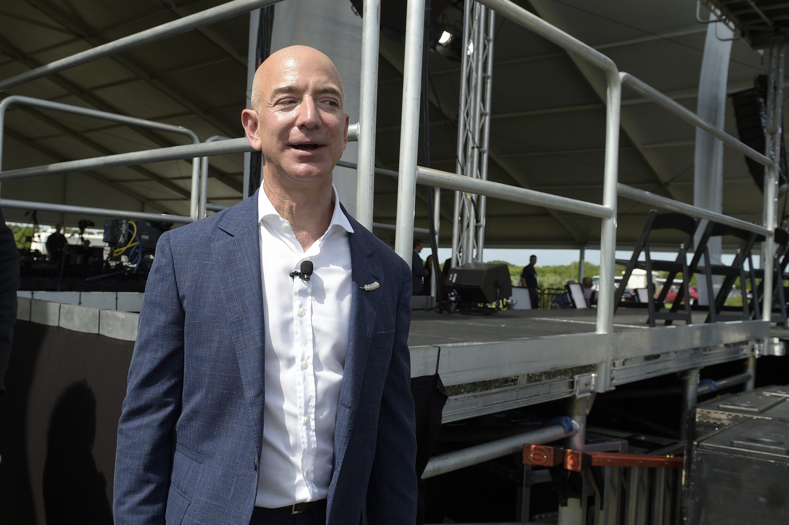 Will Jeff Bezos blast Trump into outer space?