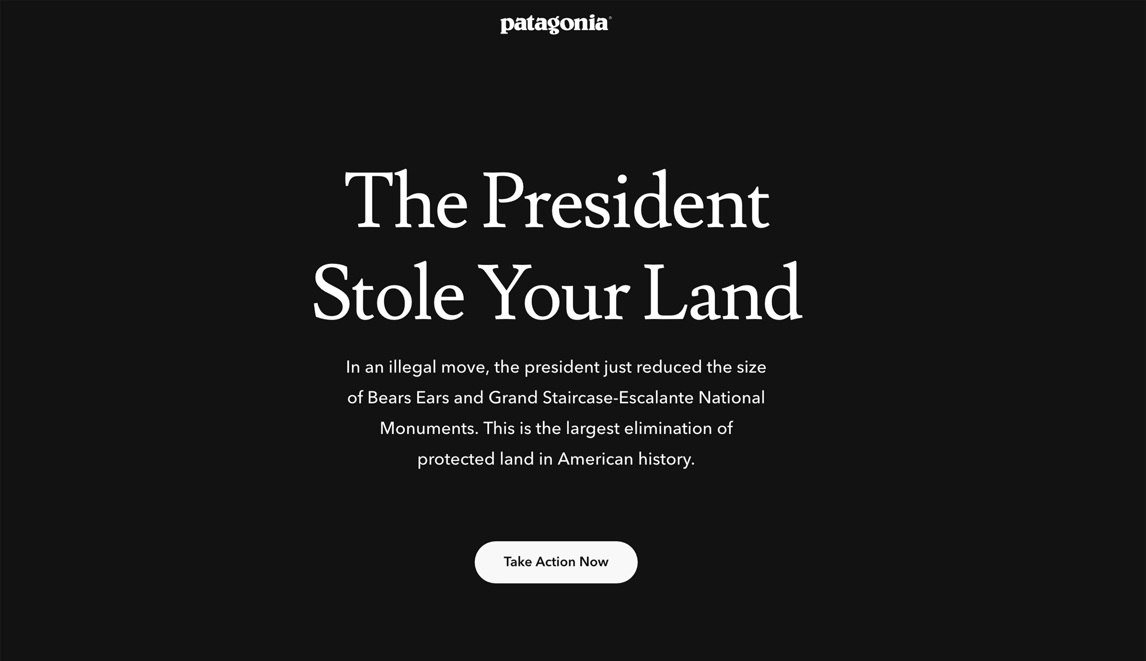 Patagonia slams Trump over national monument rollback: ‘The President Stole Your Land’