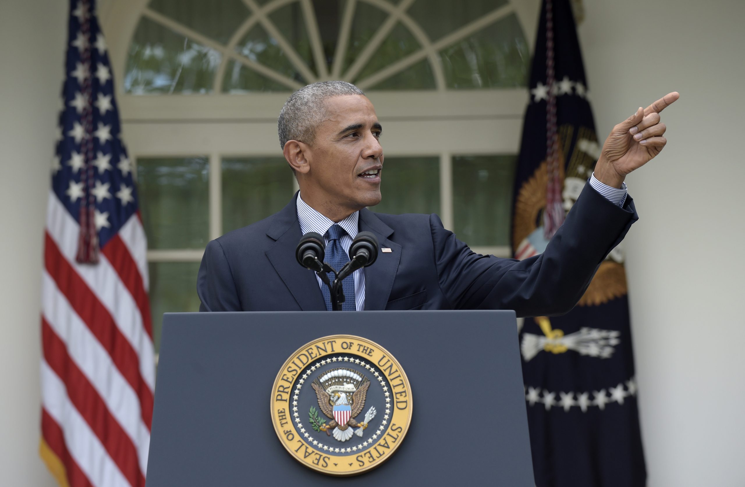 Obama celebrates as climate deal crosses final threshold