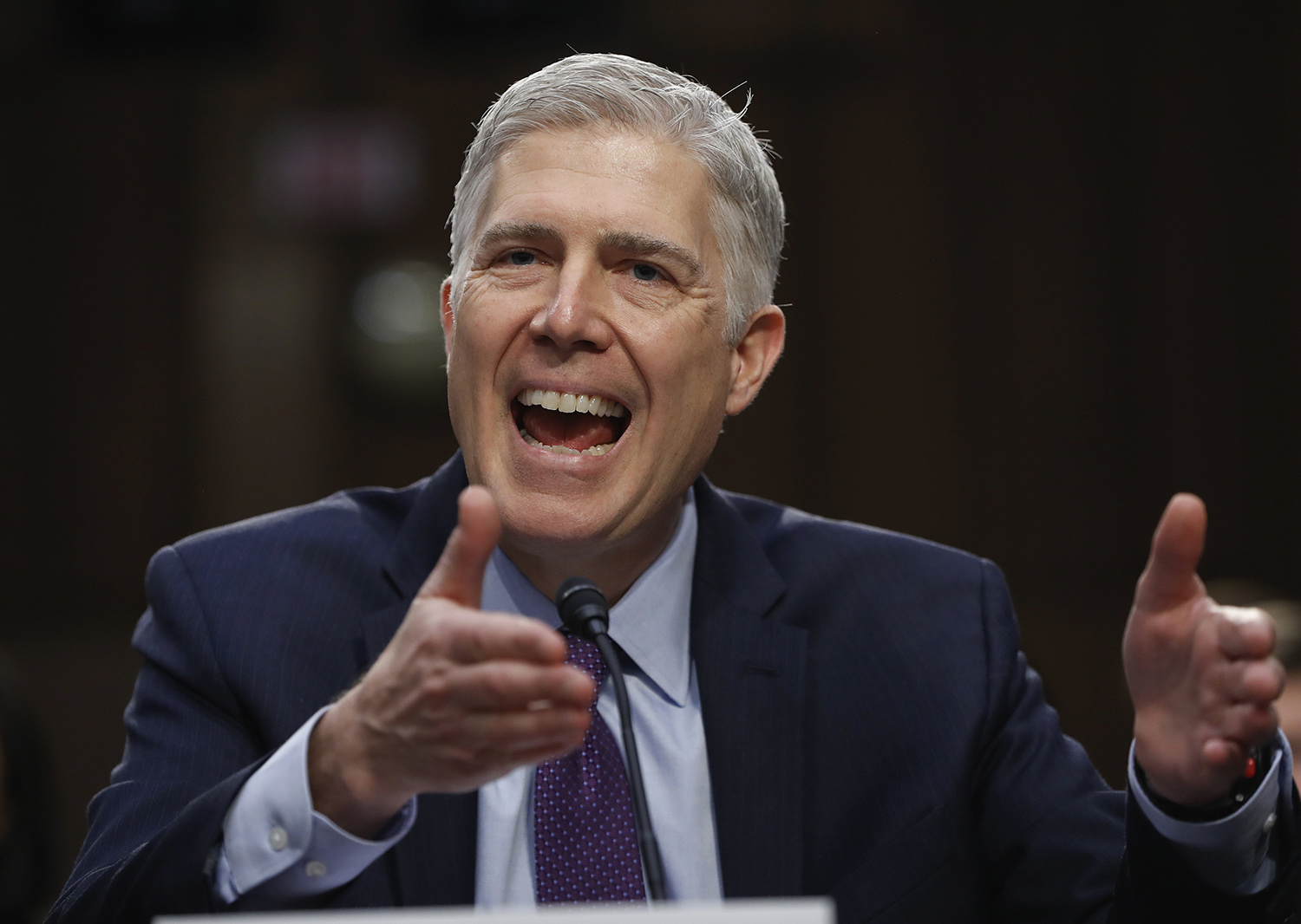 ‘Goodness, no’: Gorsuch responds on president intercepting Americans’ communications