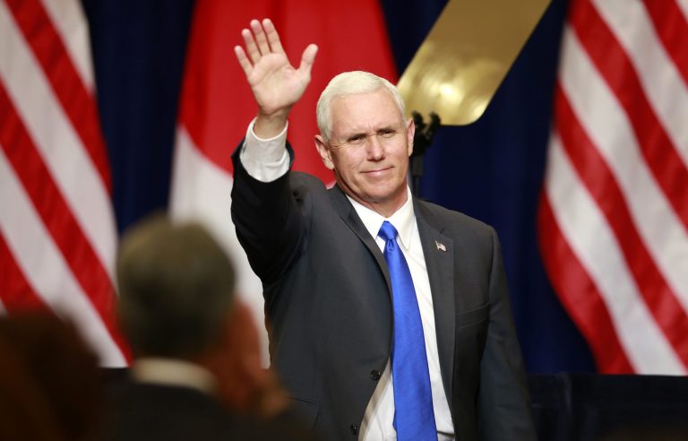 Conservatives hope Pence can break Obamacare, spending deadlocks Vice President Mike Pence will tour the largest mosque in Southeast Asia during his visit to Indonesia on Thursday. (AP Photo/Shizuo Kambayashi)