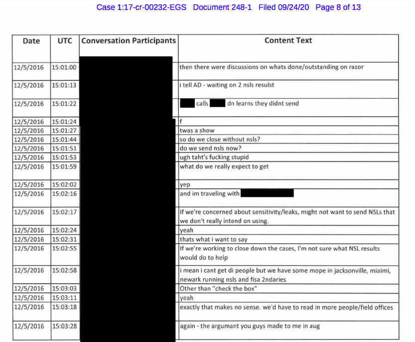 Flynn Case - FBI Texts - December 5, 2016 (Part One).png