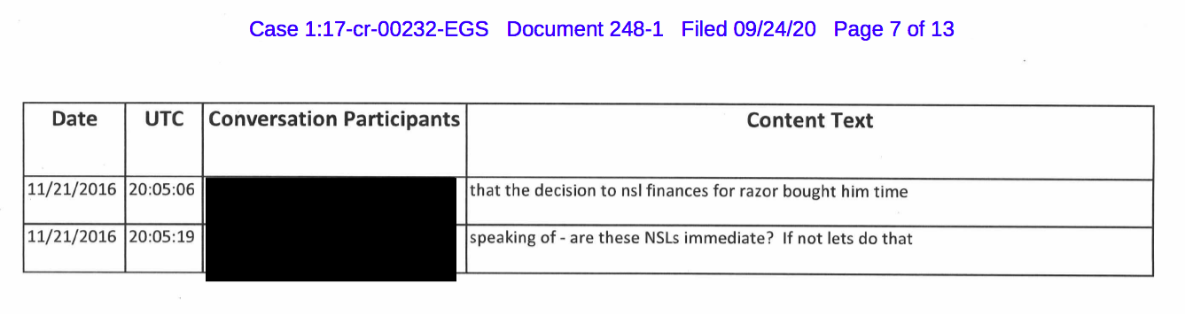 Flynn Case - FBI Texts - November 21, 2016.png