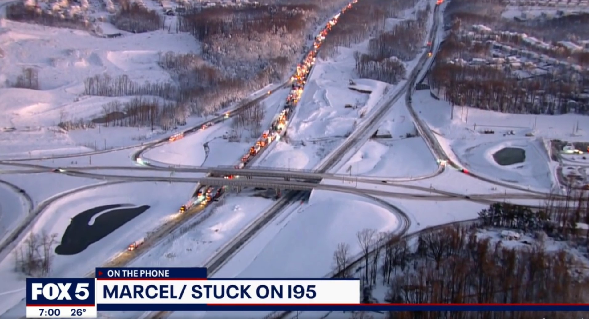 Uber charges passenger jaw-dropping fare after driver gets stuck on I-95 due to snow