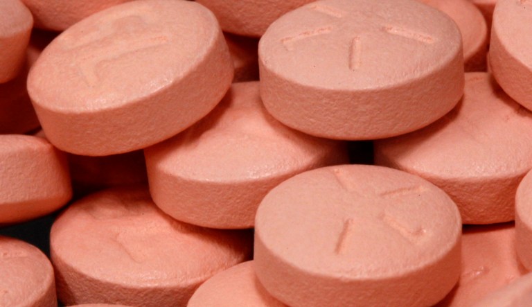 In this June 14, 2011 photo, the blood thinner medication Plavix is displayed at Medco Health Solutions Inc., in Willingboro, N.J.  The cost of prescription medicines used by millions of people every day is about to plummet.The next 15 months will bring generic versions of seven of the world's 20 best-selling drugs, including the top two: cholesterol fighter Lipitor and blood thinner Plavix.