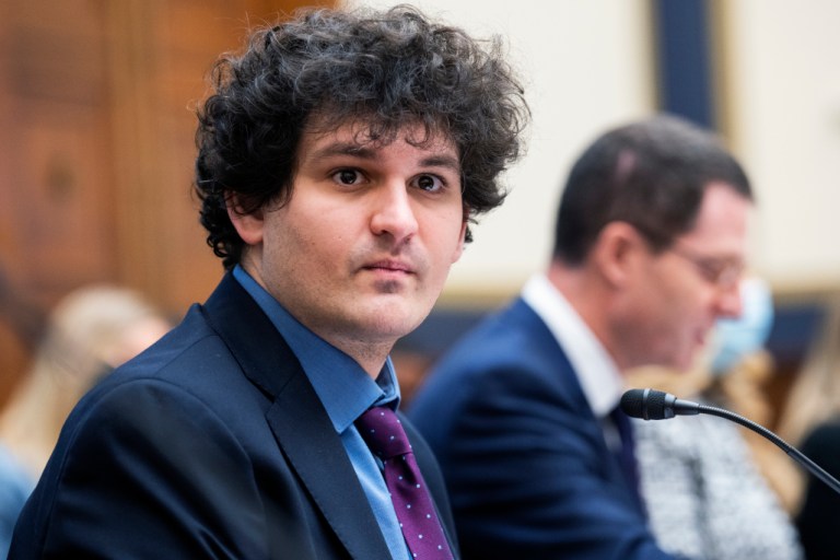 Sam Bankman-Fried, founder and CEO of FTX, testifies during a House Financial Services Committee hearing on Wednesday, December 8, 2021. 