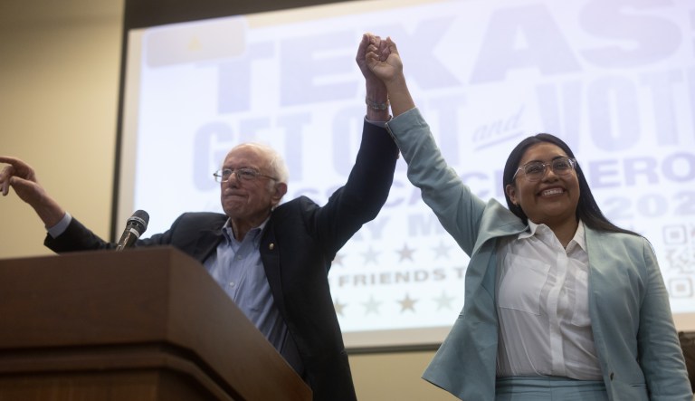 Bernie Sanders campaigns for progressive Democrat ahead of Texas House runoff Bernie Sanders campaigns for progressive Democrat ahead of Texas House runoff