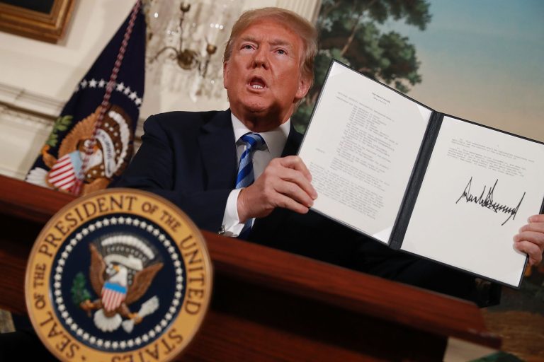 Trump Withdraws From ‘Defective’ Iran Deal