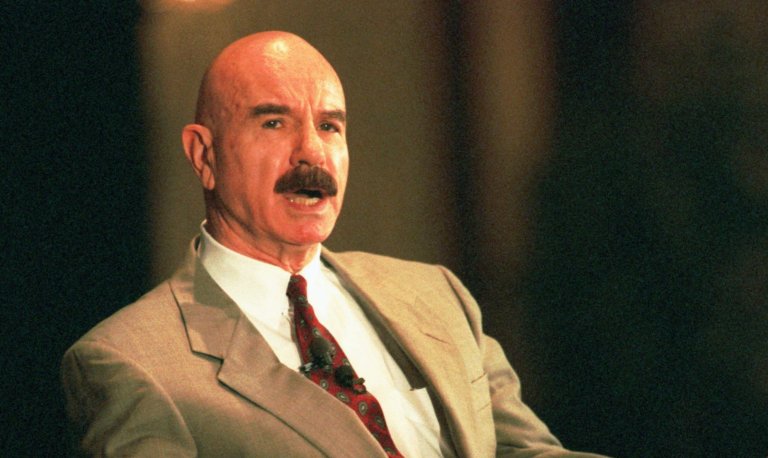 Watergate burglar turned radio talk show host G. Gordon Liddy.