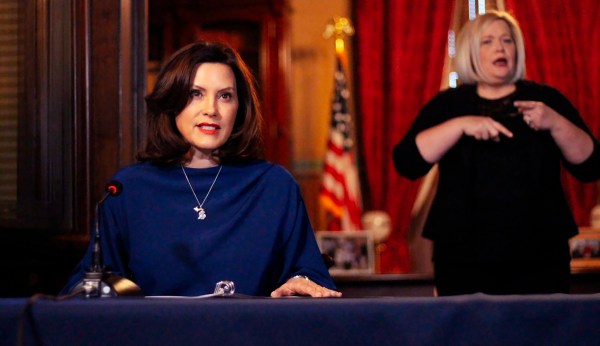 Whitmer builds security wall around governor’s mansion despite history criticizing Trump for border wall