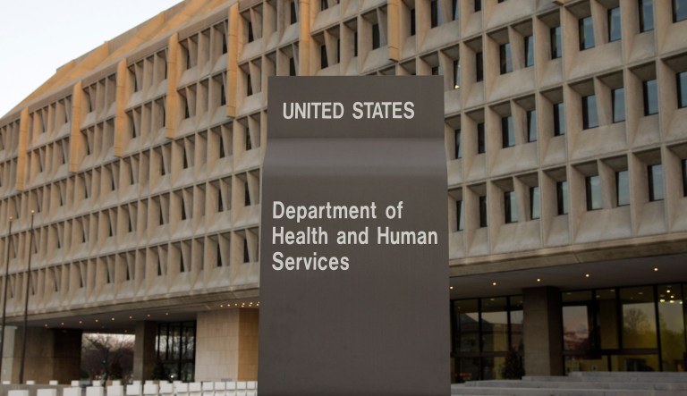 FILE - In this April 5, 2009 file photo, the Department of Health and Human Services building is seen in Washington. Really? The Supreme Court's big health care decision means 30 million or more uninsured Americans are soon going to have coverage? It's far from that simple. The ruling points a way forward for millions who canât get affordable coverage because theyâve been sick, self-employed or otherwise shut out of insurance plans that most Americans get in the workplace. But the path is clouded for millions more: the people on the bottom rungs of the economic ladder who are expected to be reached by a major expansion of Medicaid.  