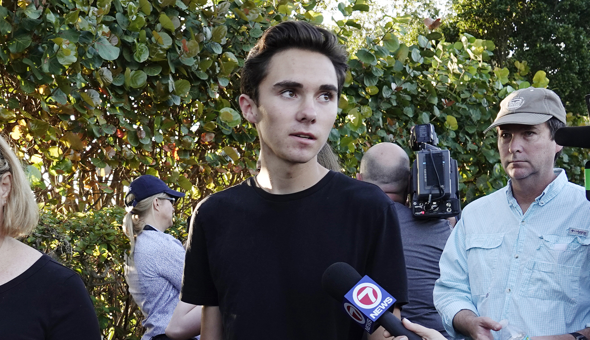 NRA mocks David Hogg for protesting with ‘armed security’