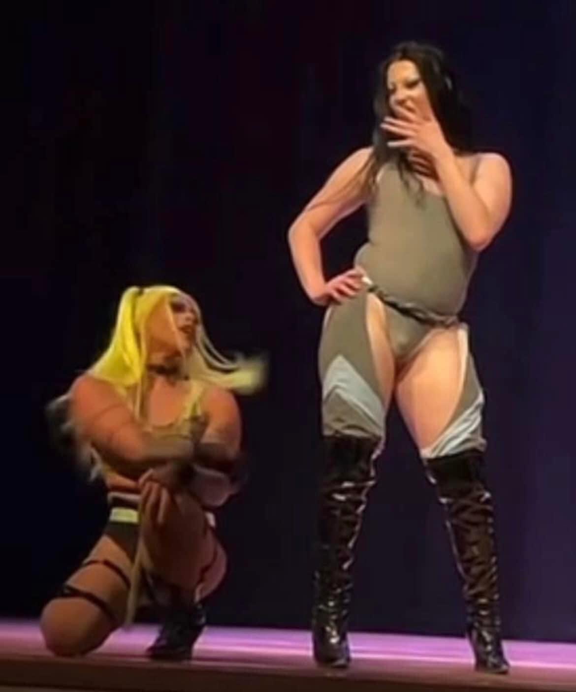 Drag queen performance at PA school