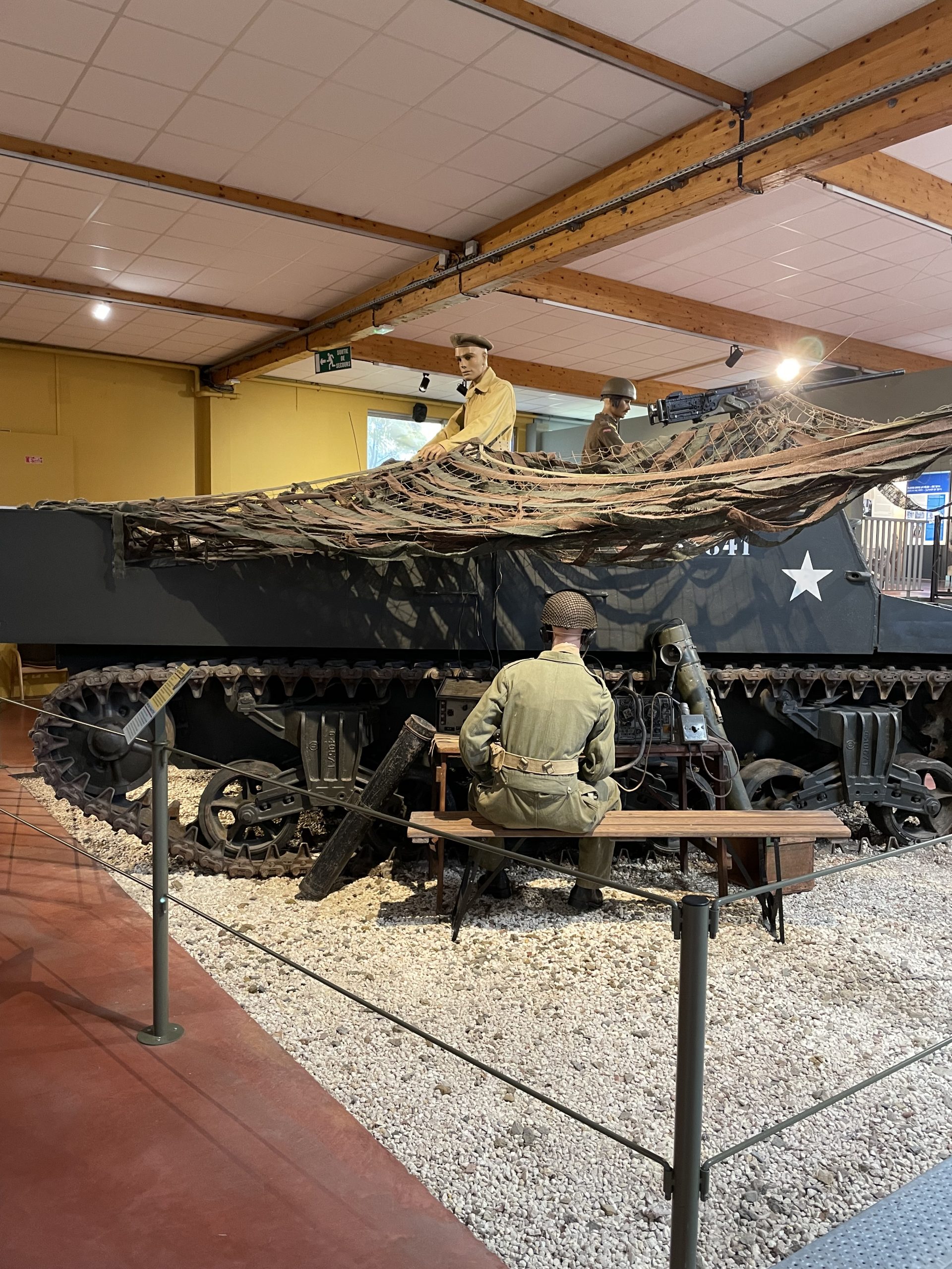 Exhibit in the Memorial Museum of the Battle of Normandy