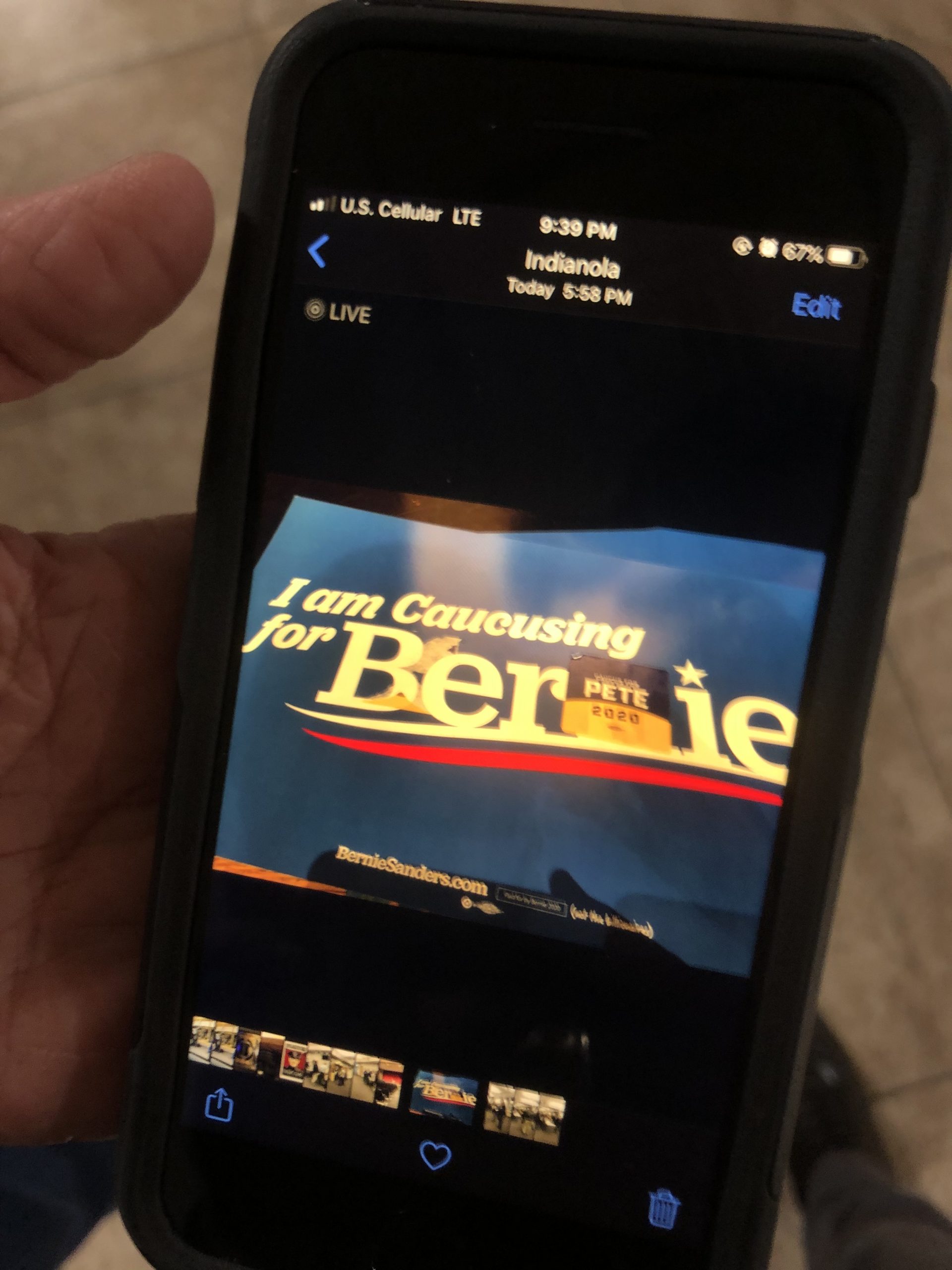Bernie Sanders sign