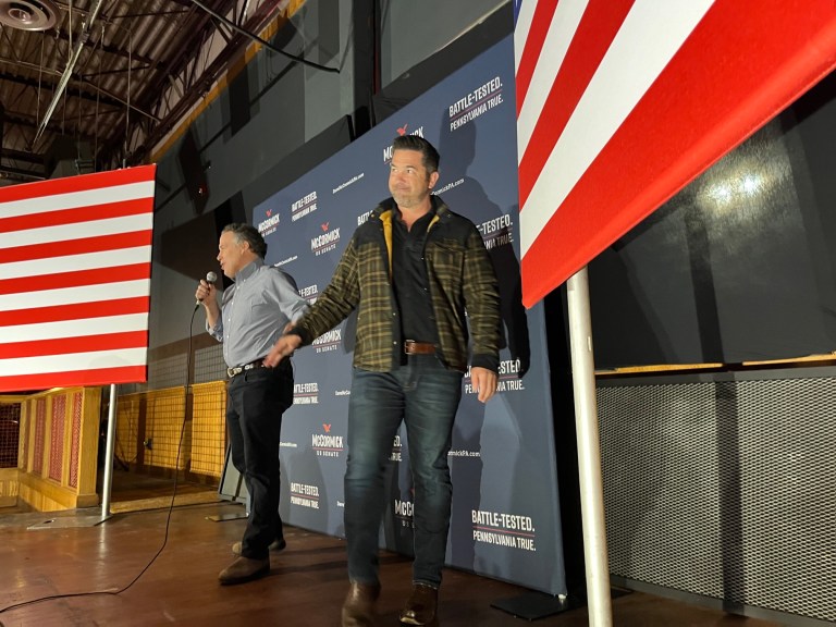 HOMESTEAD, Pa. â Army combat veteran Sean Parnell made his endorsement of Republican U.S. Senate primary candidate Dave McCormick at a microbrewery located along the Monongahela River.