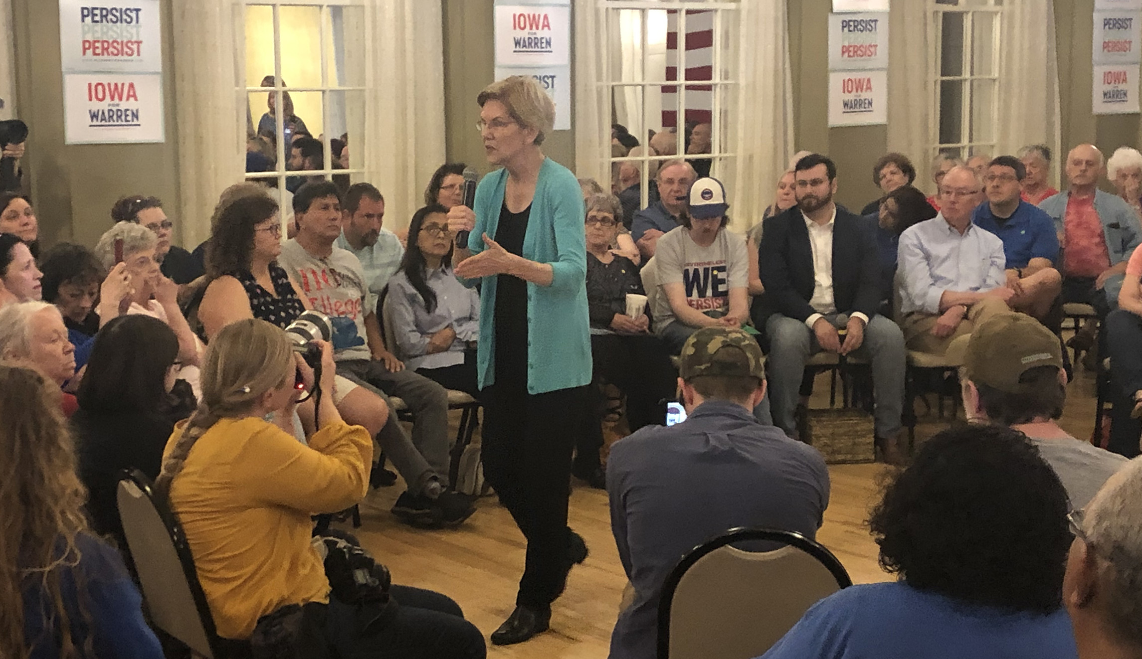 ‘I don’t do polls’: Elizabeth Warren says her policy proposals come from the heart