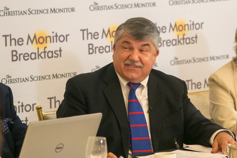 AFL-CIO President Richard Trumka feels good on the 125th anniversary of Labor Day.