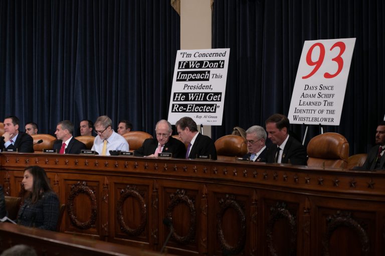 The House Intelligence Committee led the first day of impeachment hearings into President Trump on Wednesday.