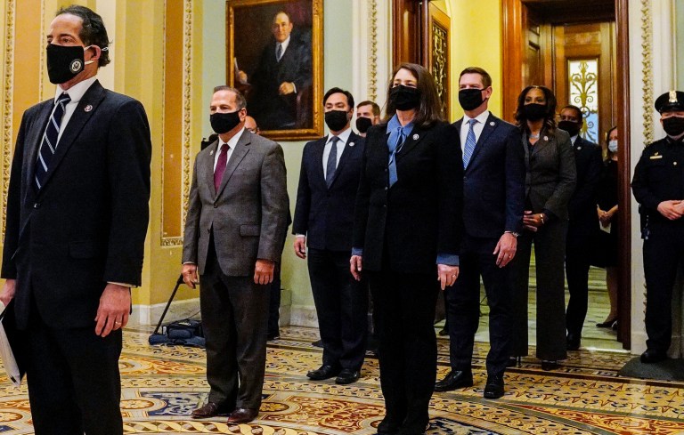 With impeachment, Democrats want to be rid of Trump — and keep him in the spotlight