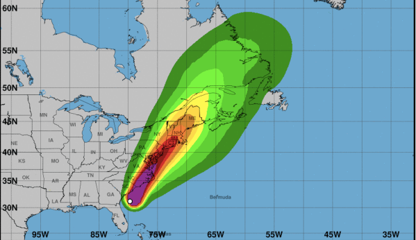 Isaias strengthens to hurricane and is expected to drive damaging winds and rain up East Coast