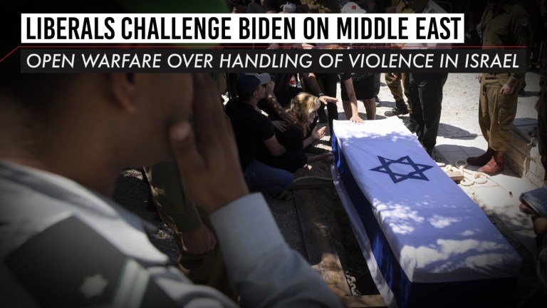 Liberals voice displeasure with Biden over Israel conflict